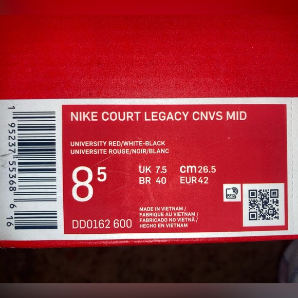 8.5
NIKE COURT LEGACY CNVS MID. - Picture 3 of 11
